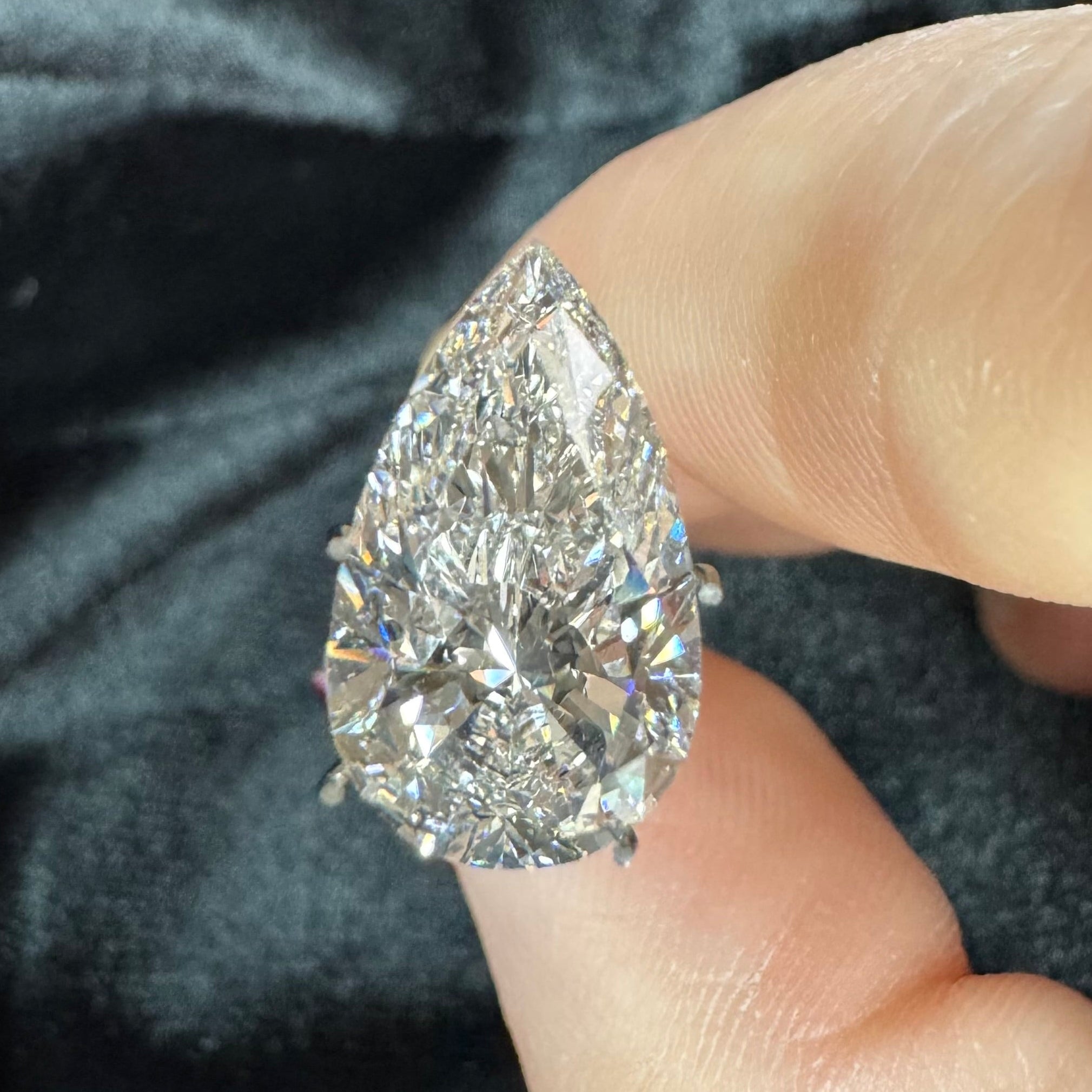 4.35 ct Pear Cut IGI Certified Lab Diamond