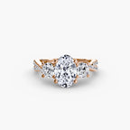 Three-Stone with Pavé Band 2