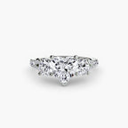 Three-Stone with Pavé Band 3