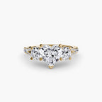 Three-Stone with Pavé Band 3