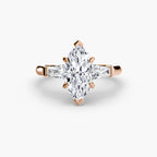 Three-Stone Ring (Baguette Side Stones)