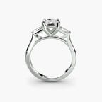 Three-Stone Ring (Baguette Side Stones) 2