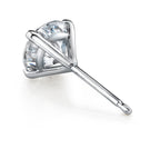 4 Prong Martini Diamond Stud Earring