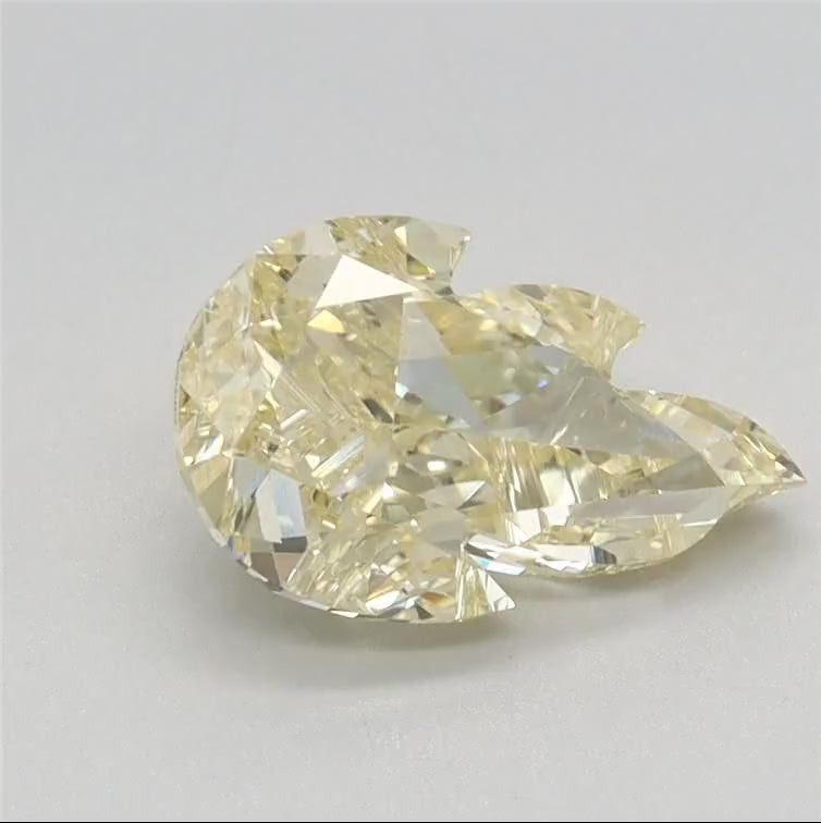 1.43 ct Flame IGI Certified Yellow Lab Diamond