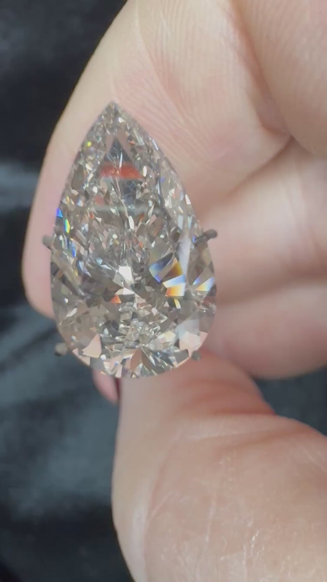 4.35 ct Pear Cut IGI Certified Lab Diamond